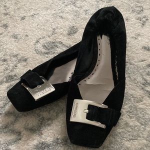 BCBG Girl suede flats